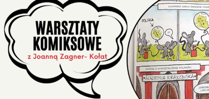 Warsztaty komiksowe w I tygodniu wakacji!