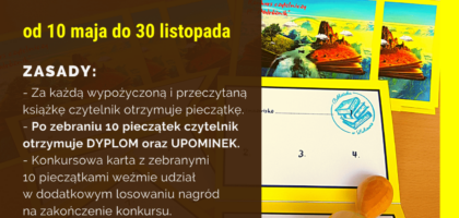 Konkurs PODRÓŻNIK dla młodych czytelników!