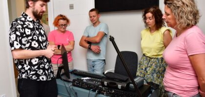 Studio nagrań już gotowe – teraz czas na szkolenia dla kadry B-CKiP