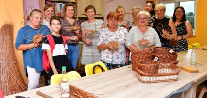 Warsztaty wyplatania wikliny w Lubiewie, Bysławiu i Suchej – fotorelacja