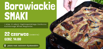 Borowiackie smaki na plaży w Bysławiu