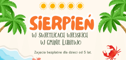 SIERPIEŃ – harmonogram zajęć w świetlicach wiejskich