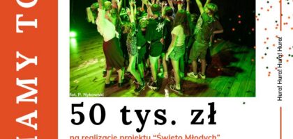 50 tys. zł i 6. lato w teatrze w Lubiewie