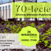 70-lecie Biblioteki  w Lubiewie!