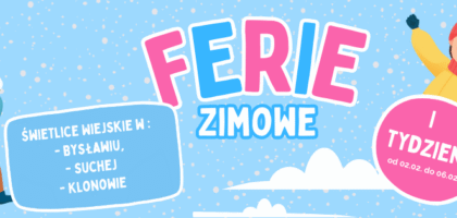 Ferie zimowe z B-CKiP – harmonogram na I tydzień