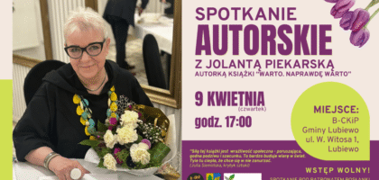 Spotkanie autorskie z Jolantą Piekarską