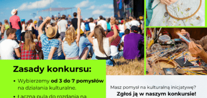 30 tys. zł do rozdania – ogłaszamy Konkurs na Inicjatywy lokalne!