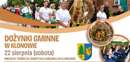 DOŻYNKI GMINNE W KLONOWIE